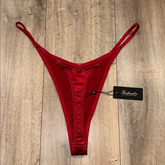 Frederick’s Of Hollywood Red Thong Panty - Picture 3 of 4